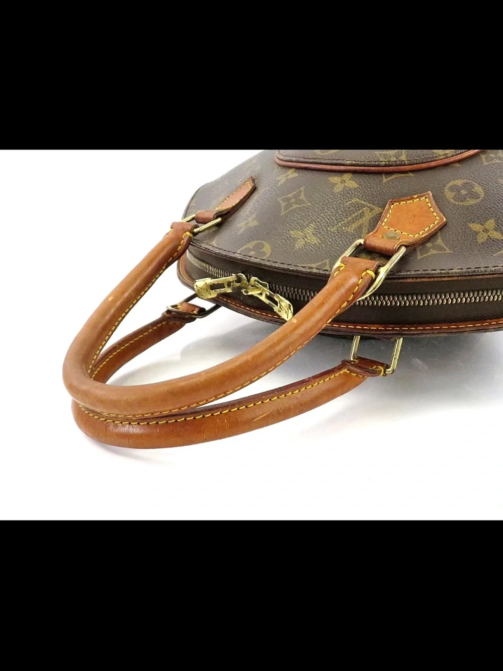 Louis Vuitton Monogram Ellipse Satchel in Brown and Tan